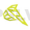 FUP-362YL -FUSUNO Neon Yellow Fiberglass Horizontal/Vertical Fin Trex 500E Pro